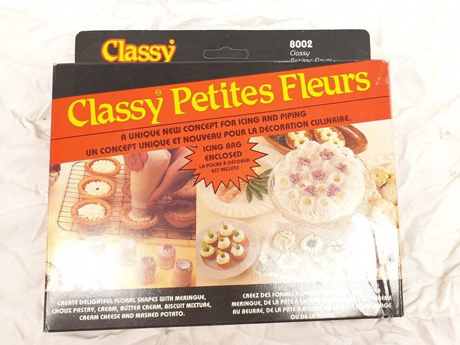 Classy Petites Fleurs - spritsmunstycken för bakverk och tårtor