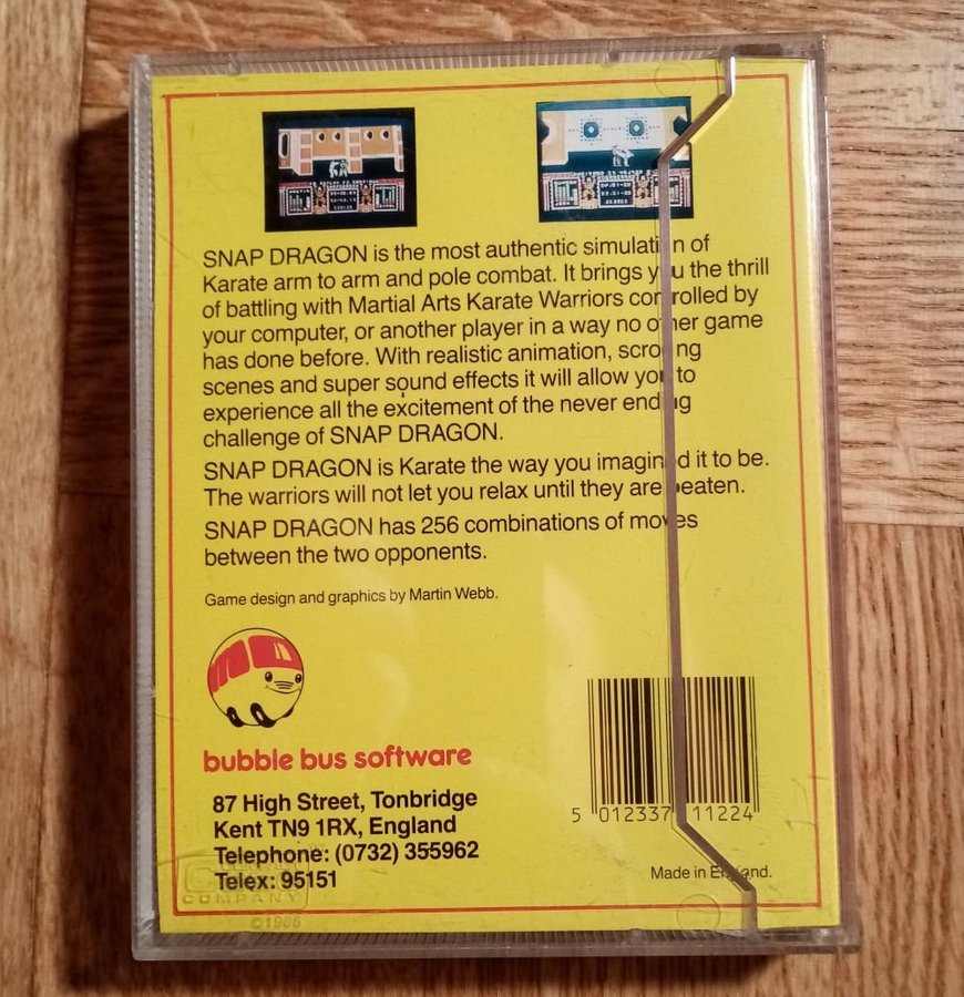 Snap Dragon (Bubble Bus) ->TESTAD<- Commodore 64 / C64 Spel