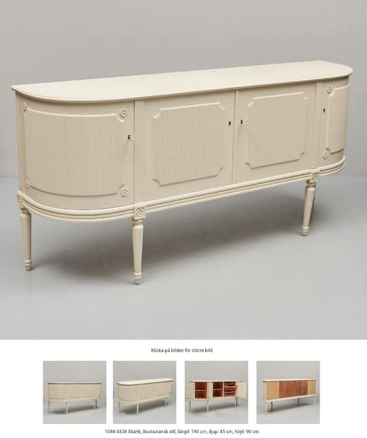 Vacker skänk/sideboard Gustaviansk stil