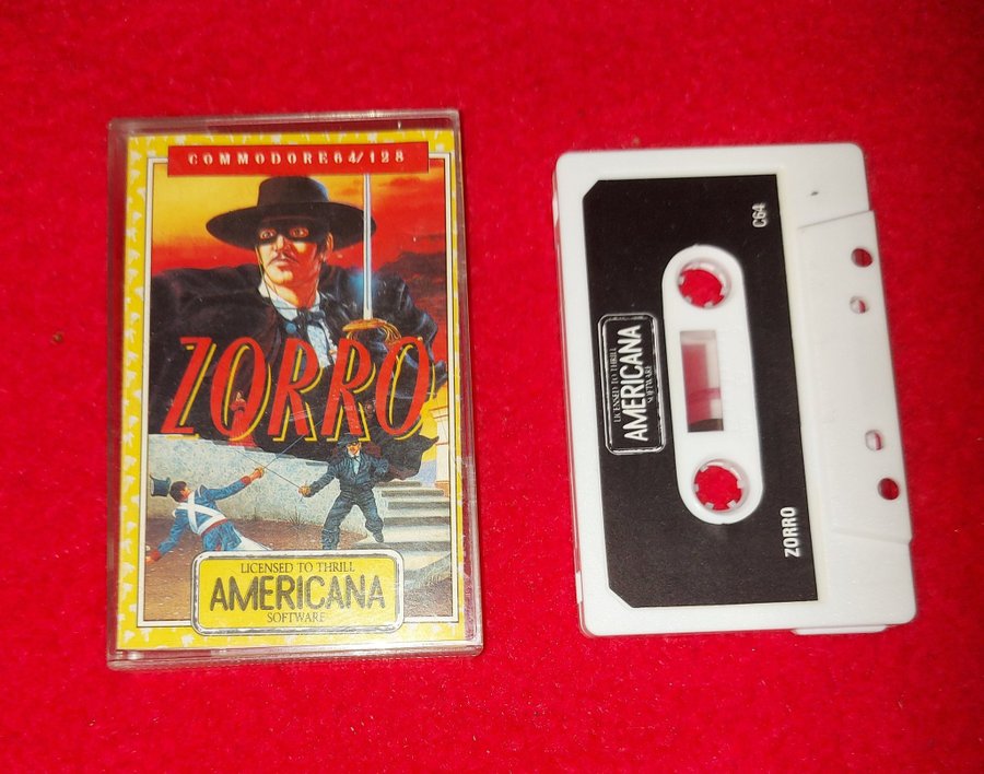 Zorro Commodore 64/128!! Rare!! Rea pris idag!