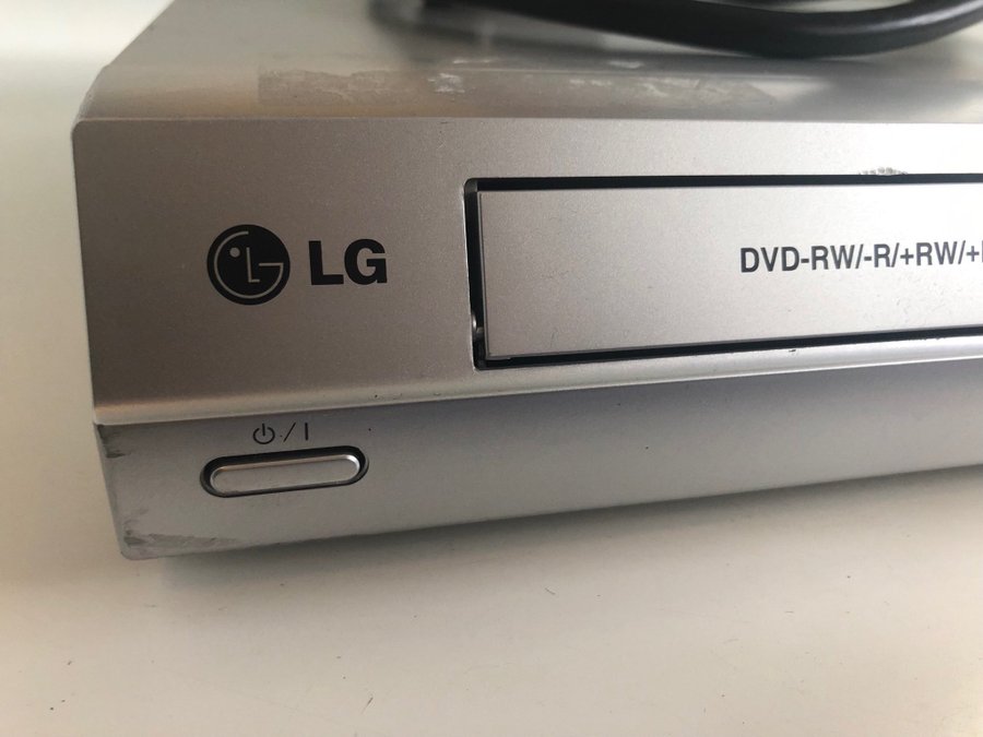 LG DVD-Recorder DR275 med fjärrkontroll dvd spelare