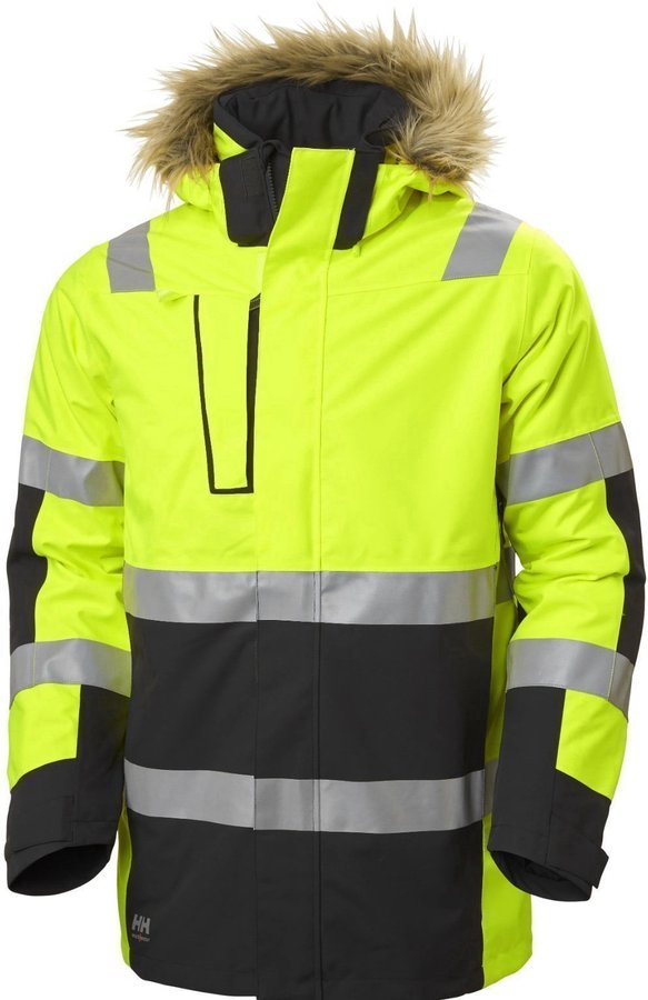 Helly Hansen gul parka, storlek S