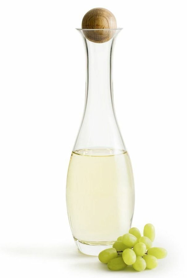 Oval Oak Vin Vattenkaraff Ekkork 1 Liter Stilren Elegant