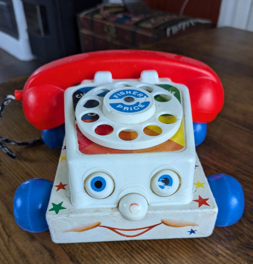 Telefon Fisher Price pull toys Retro