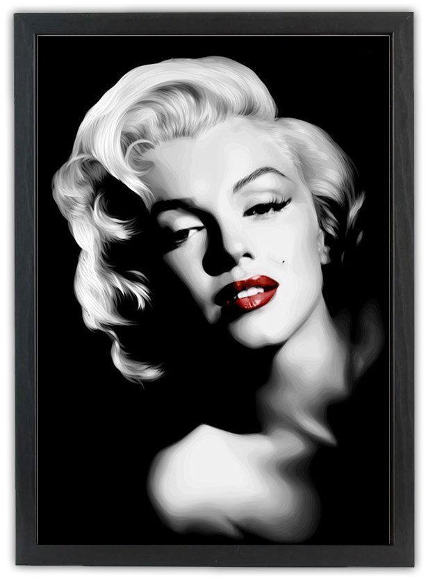 Marilyn Monroe porträtt 21x30cm