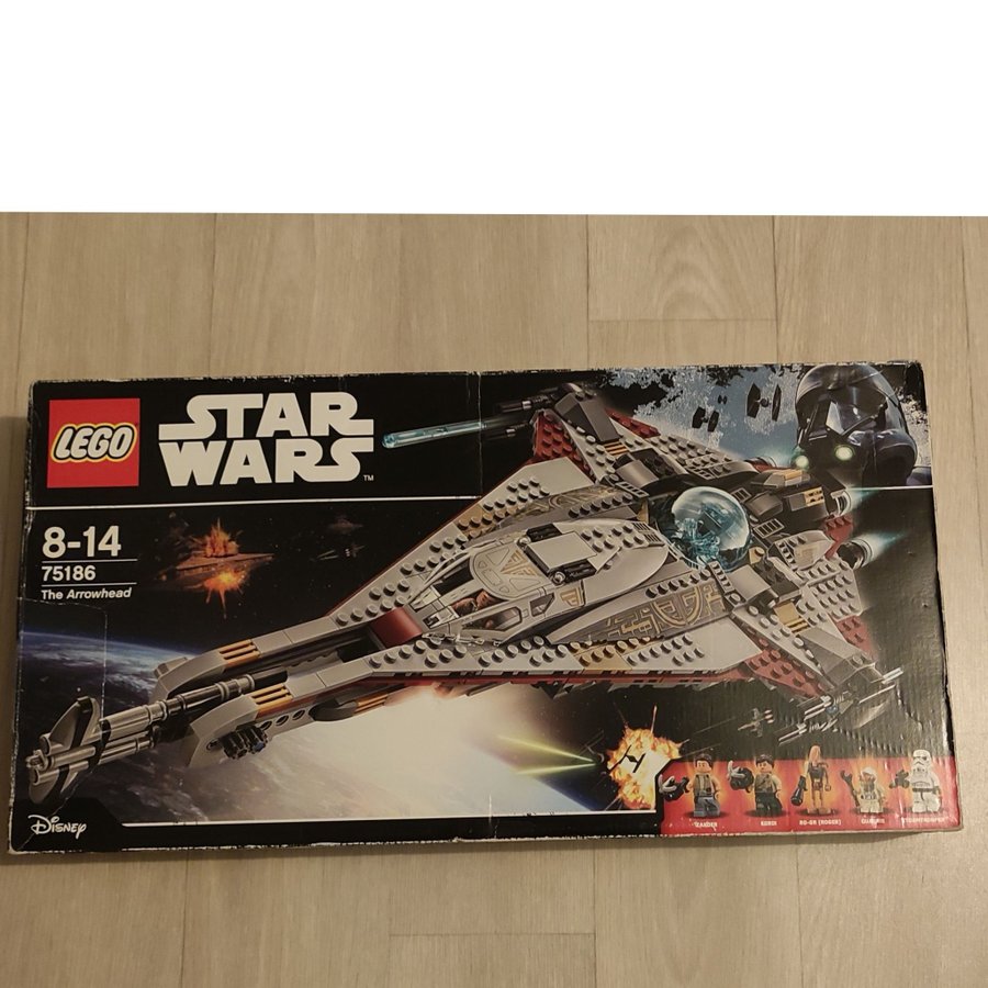 Lego Star Wars 75186 The Arrowhead Oöppnad