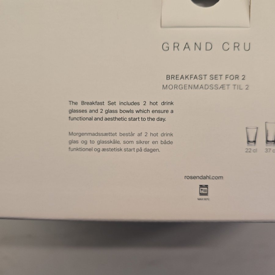 ROSENDAHL GRAND CRU KAFFE SETT GLAS