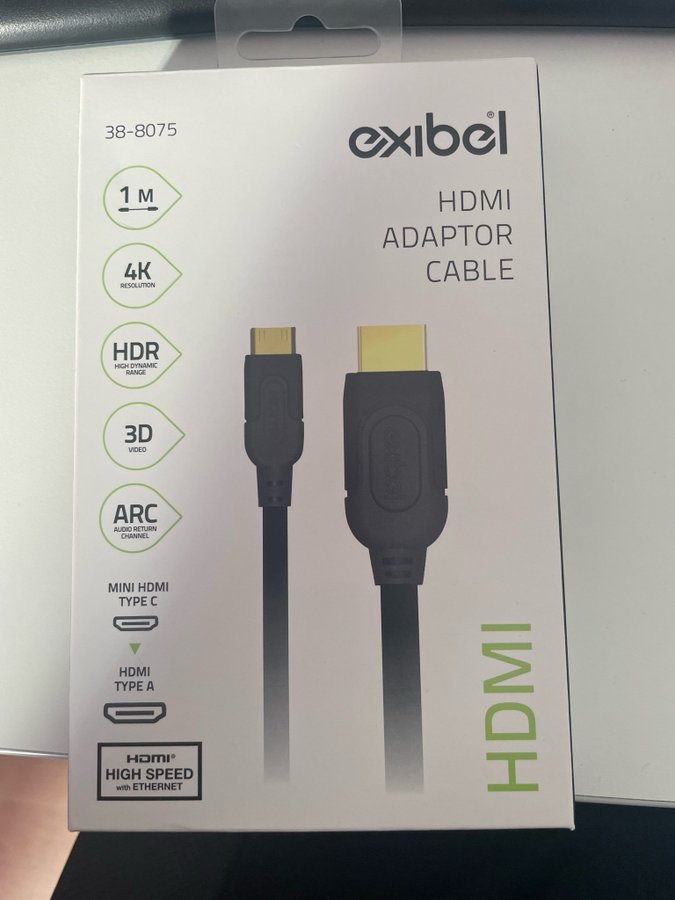 Exibel HDMI-adapterkabel 1m