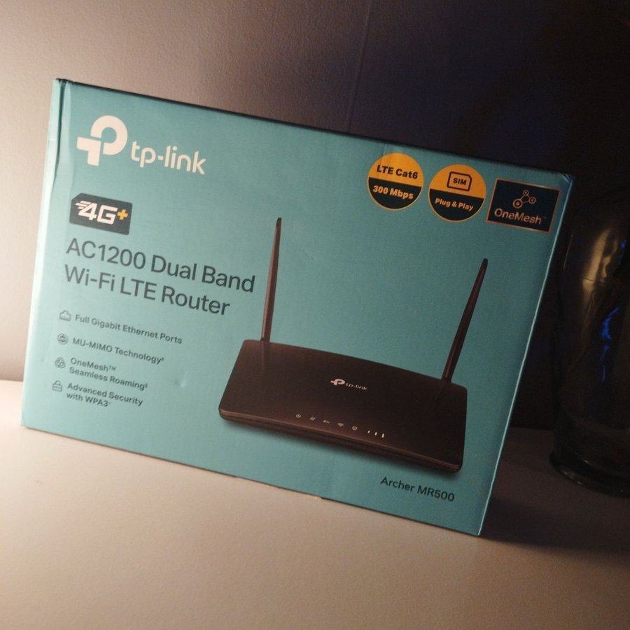 TP-Link Archer MR500 - 4G+ router (simkort)