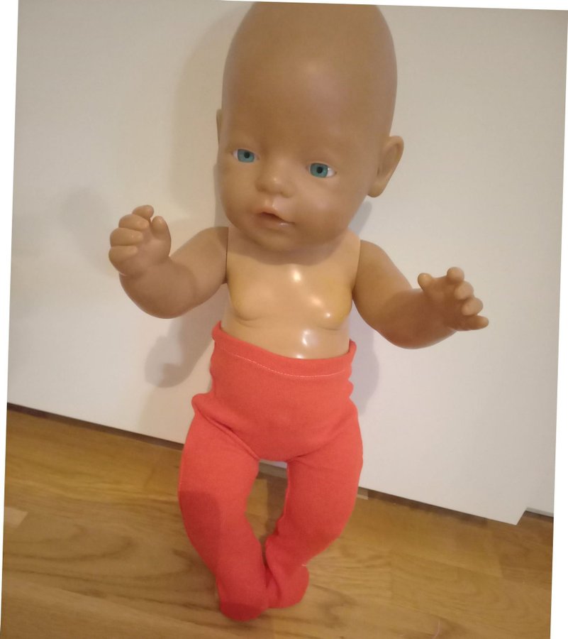 Dockkläder Klänning strumpbyxor  pannbandmodell baby born 43 cm