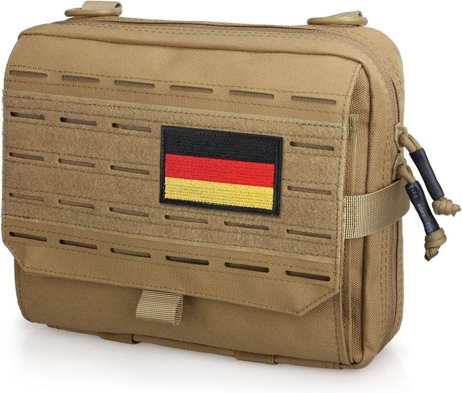 NY Tactical Molle verktygsväska | Sand | 24 x 19 x 2 cm | Nypris 289kr