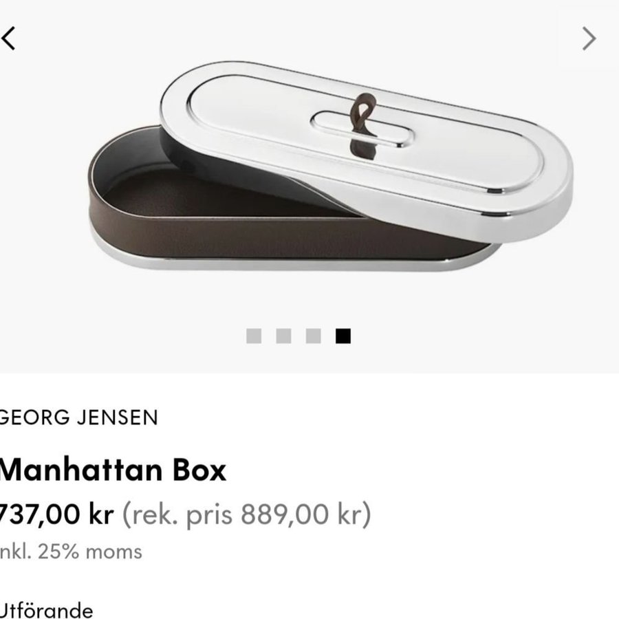 Georg Jensen Manhattan Box