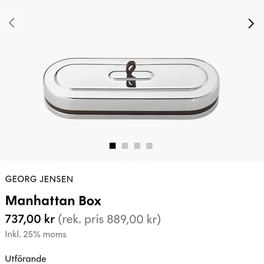 Georg Jensen Manhattan Box