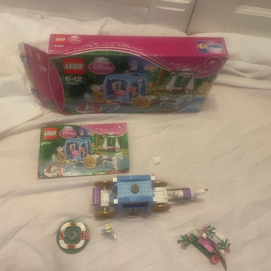 LEGO Disney Princess Askungens förtrollade vagn 41053 - komplett!