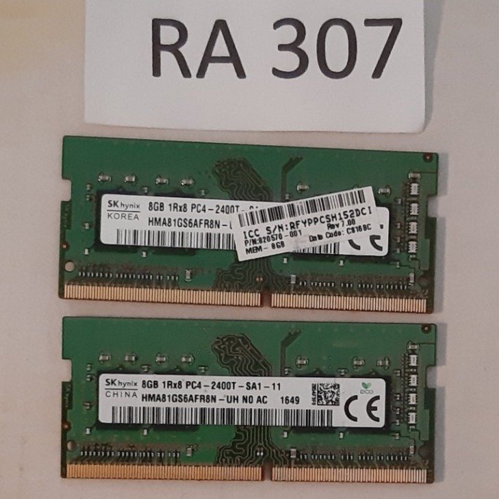 Ramminne DDR4 16GB (2x8GB), SK hynix , 2400MHz för laptop