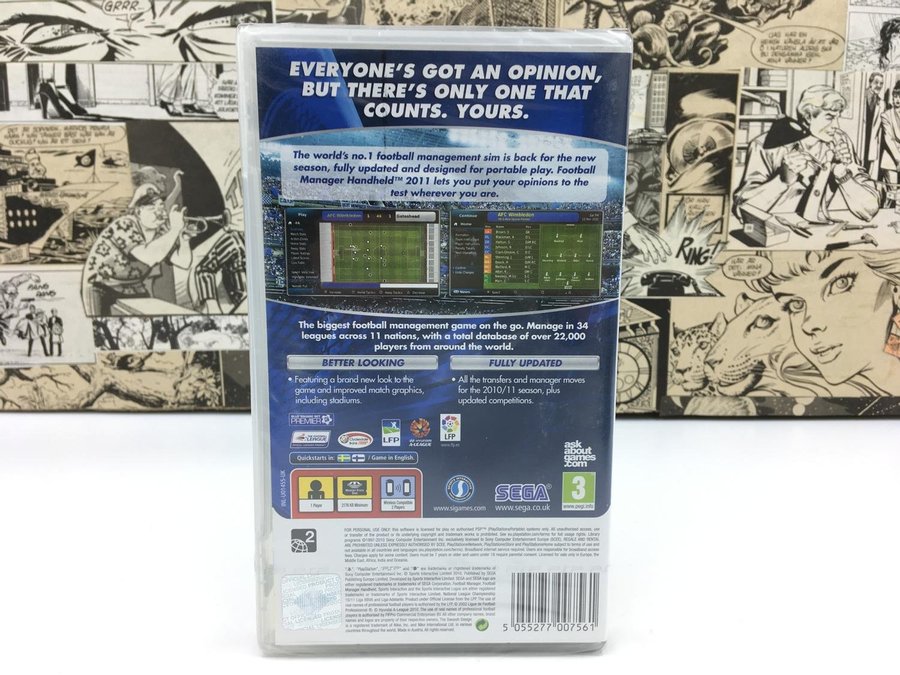 Football Manager Handheld 2011 *NY, OÖPPNAD* (PSP)