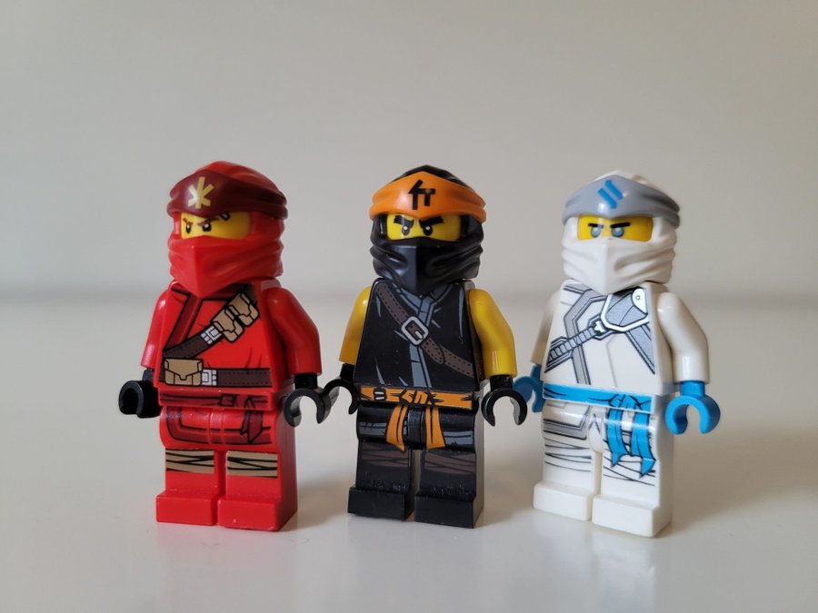 Lego - Ninjago - Kai+Cole+Zane Secrets of the Forbidden Spinjitzu - Minifigur