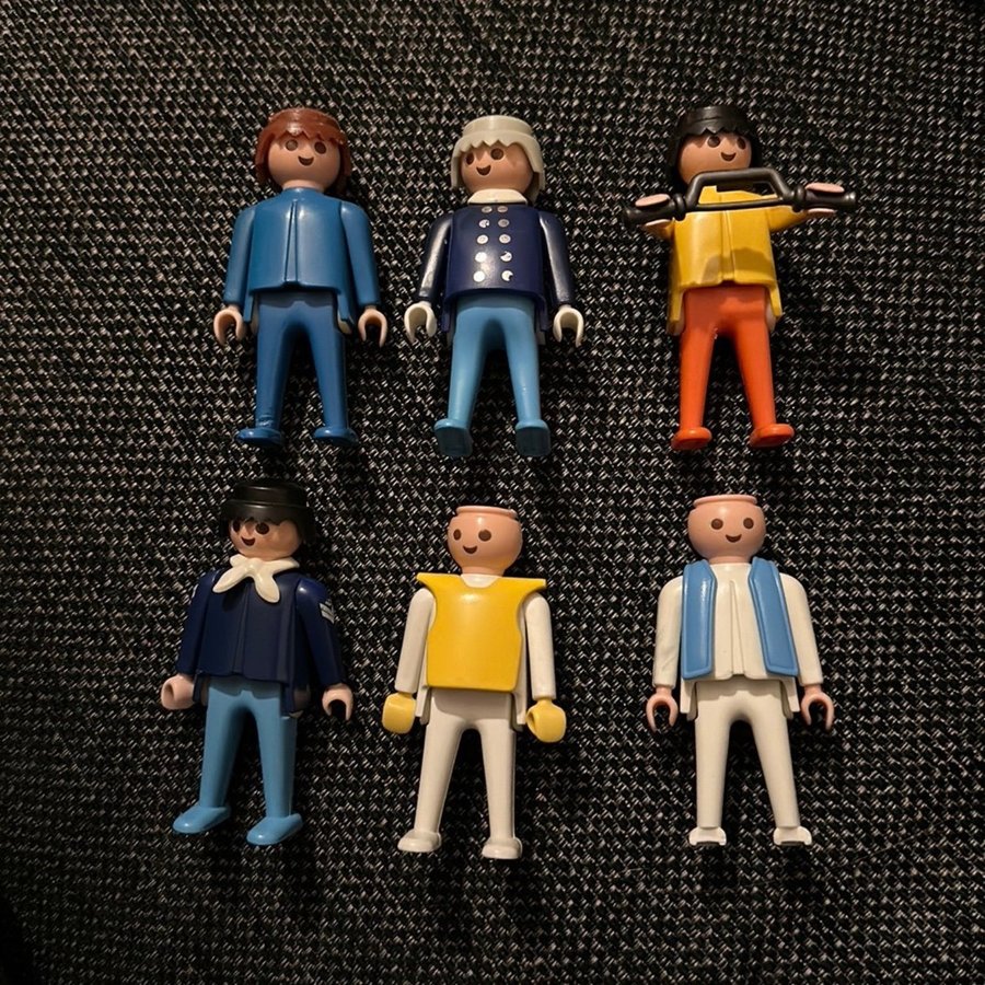 Vintage Playmobil-figurer – från 1974 och 1986