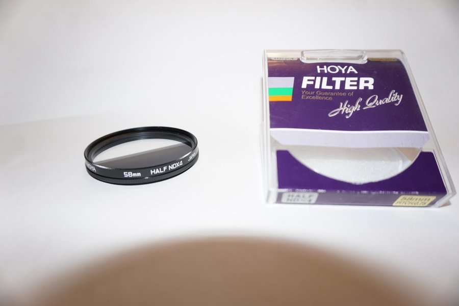 Hoya Filter Halv ND x4 59mm i nyskick med original ask