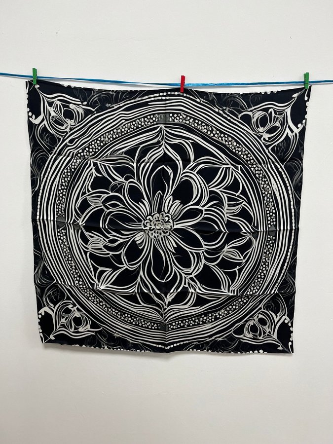 Sidenscarf för kvinnor eller tjejer, storlek 65 x65 cm