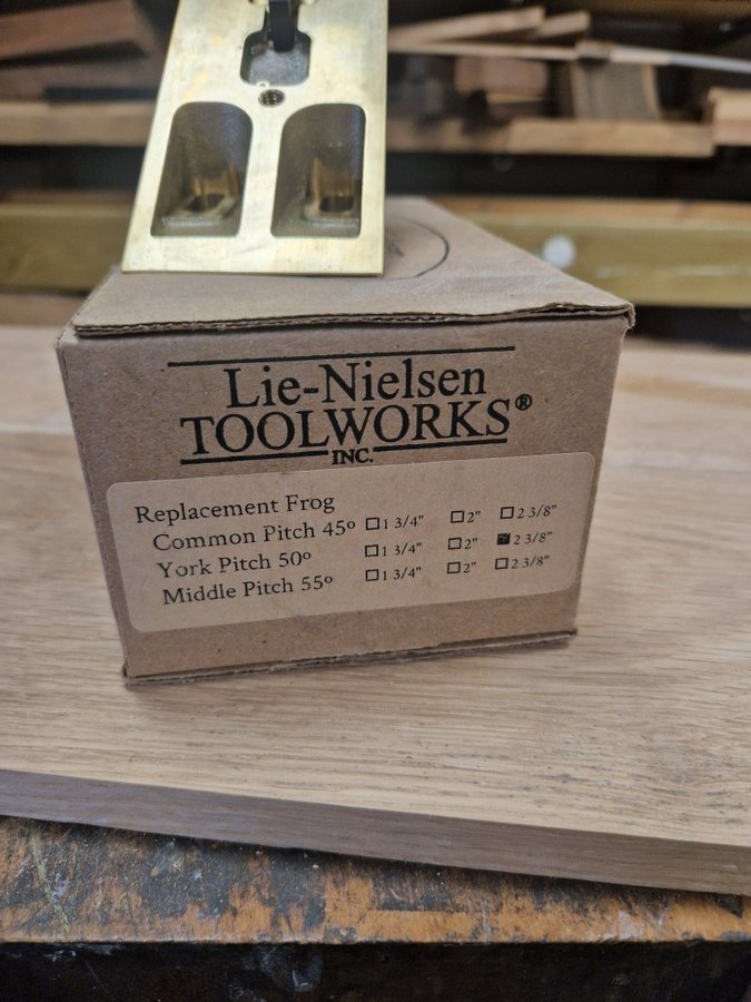 Lie-Nielsen Toolworks Replacement Frog til Common Pitch 50°