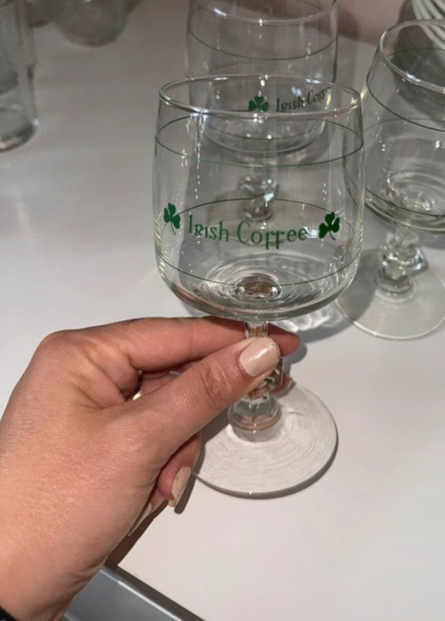 Vintage Irish Coffee Glas