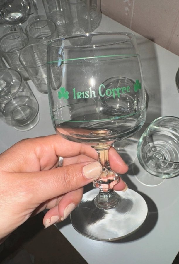 Vintage Irish Coffee Glas