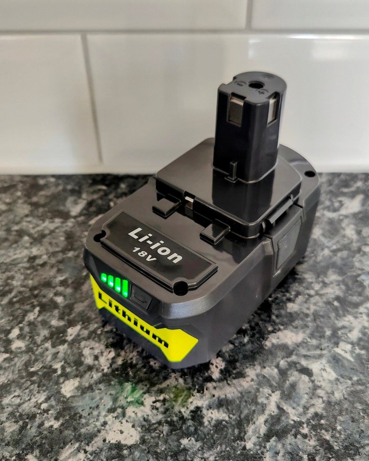 18V 60Ah Li-ion batteri för Ryobi One+