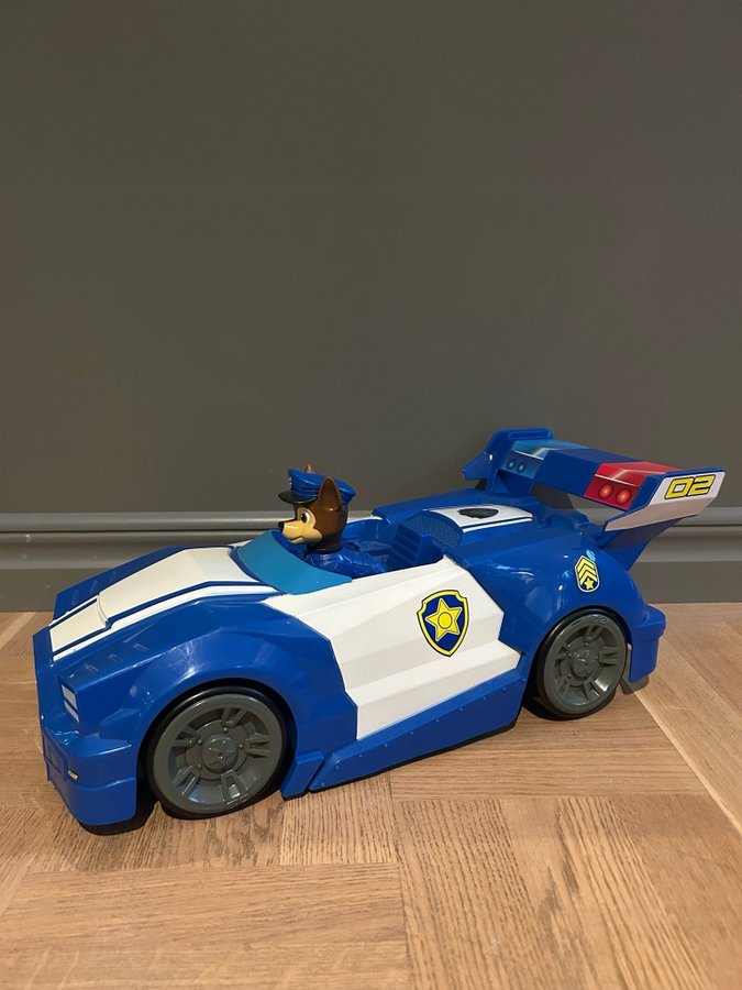 Megabil från Paw Patrol - Chase ca 45 cm - i jättefint skick!