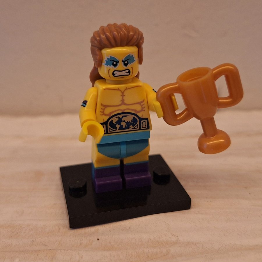 LEGO Series 15 Wrestling Champion gubbe