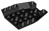 Black Wedge 6 x 6 Triple Inverted - LEGO - 29115