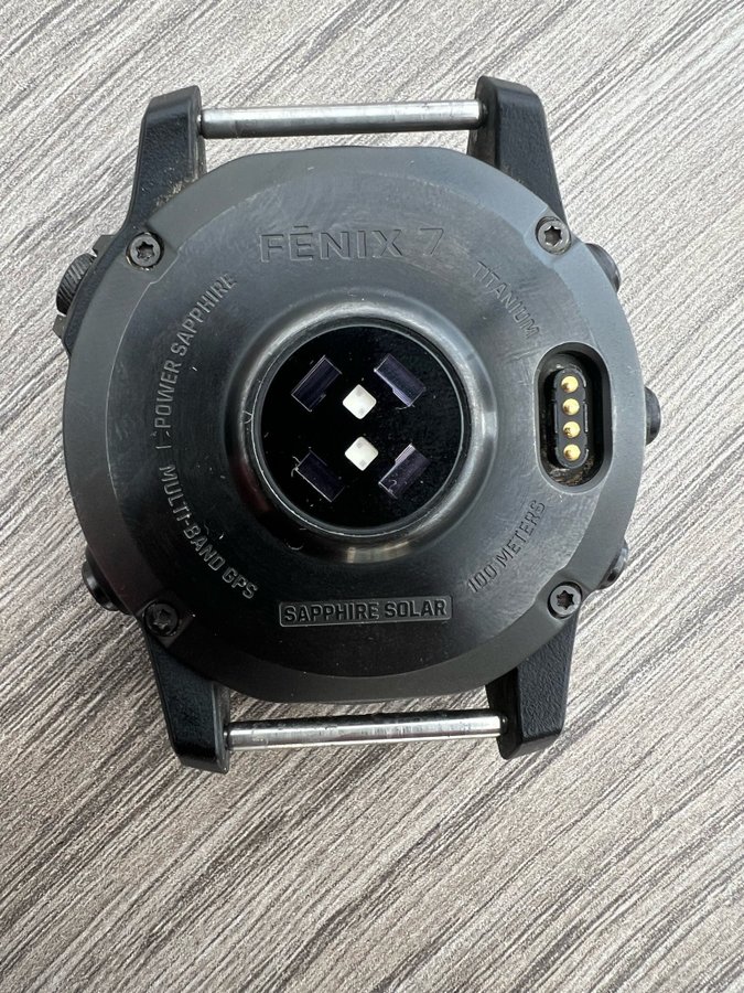 Garmin Fenix 7 Sapphire Solar - Svart