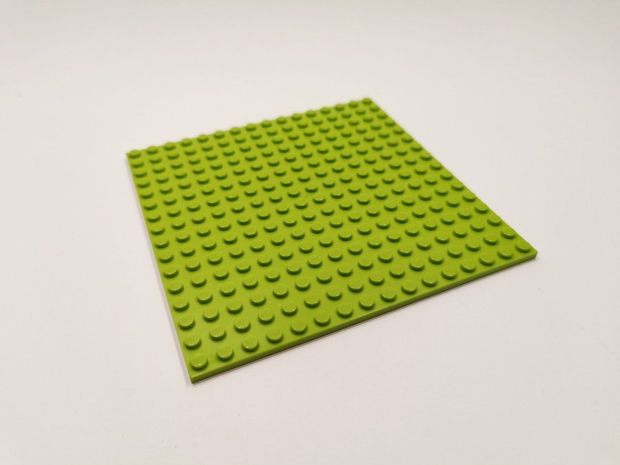 Lego - platta - plate - 16x16 - part 91405 - lime