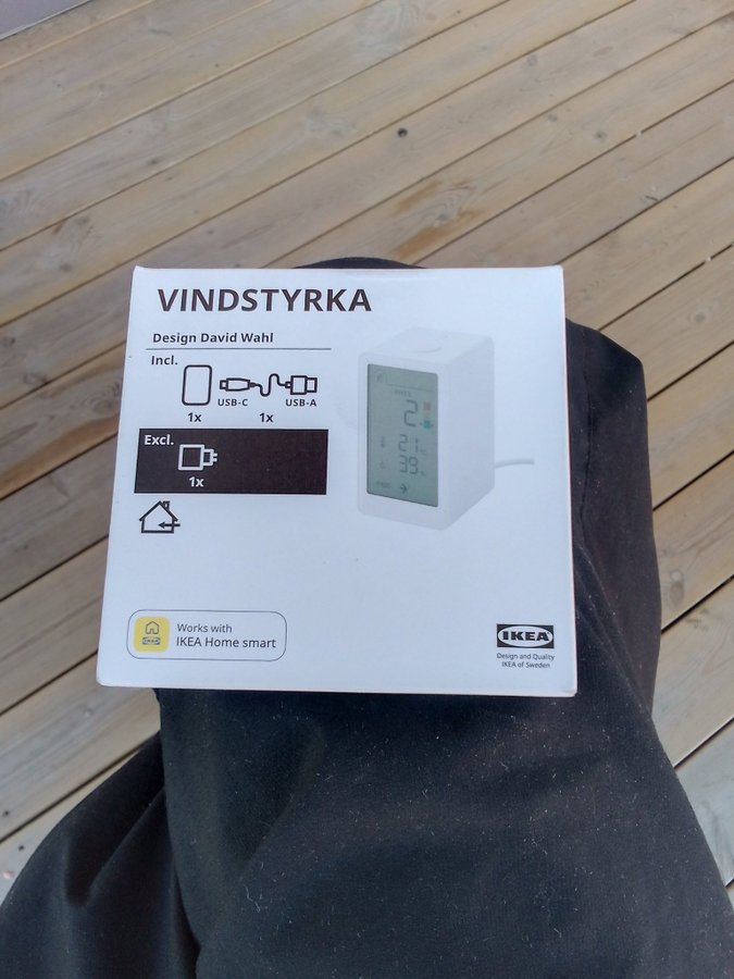 IKEA VINDSTYRKA Luftkvalitetsmätare