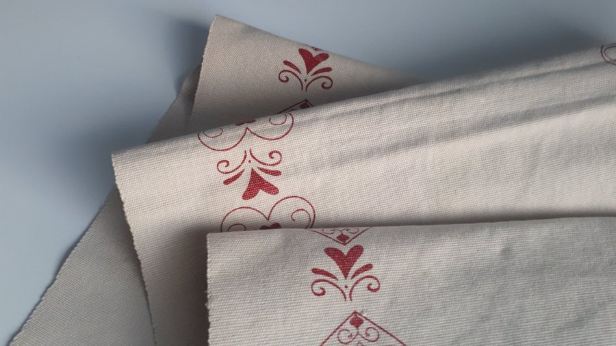 Linen Christmas Table Runner. Julebordløber. Julbordslöpare Jullöpare. Bordløber