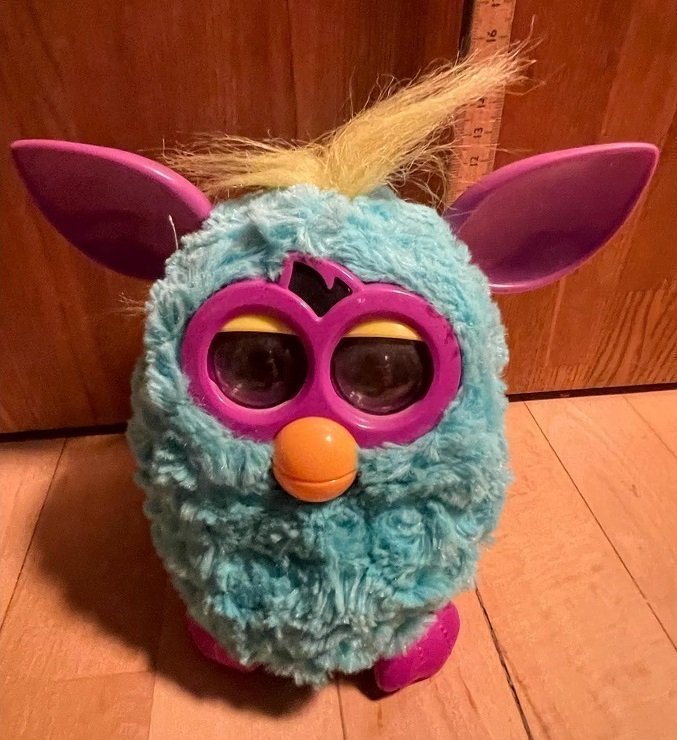 Furby 2012 Interactive Electronic Toy Teal  Purple Hasbro