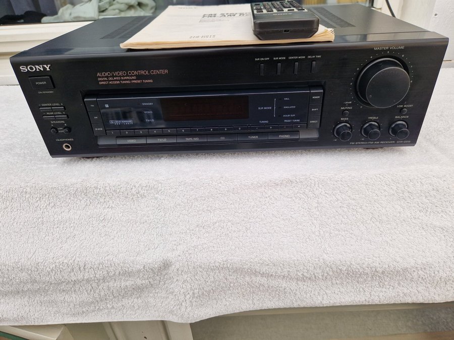 SONY STR-D515 AUDIO/VIDEO CONTROL CENTER(FM STEREO/FM-AM RECEIVER)