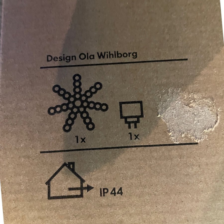 Adventsstjärna snöflinga Ikea kallt ovanlig Ola Wihlborg jul advent