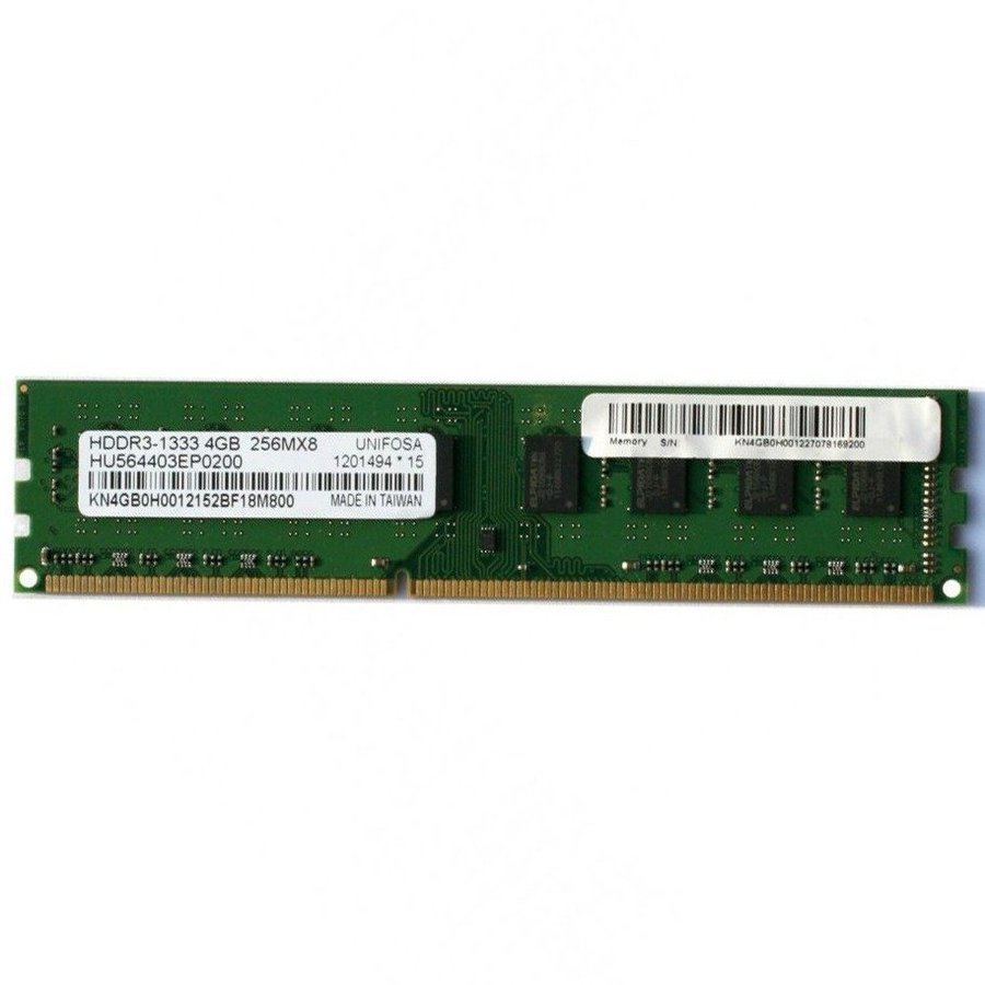 4 GB Unifosa (1x4GB) DDR3 PC3-10600U 1333 MHz RAM