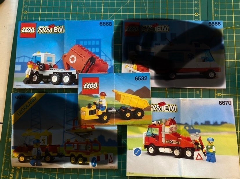 Sänkt pris” Lego 6668 6670 6532 Vintage