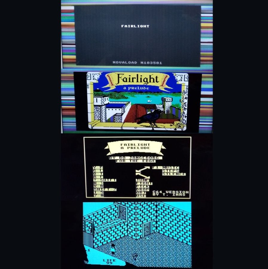 Fairlight (The Edge - Softek) - Lös Tape - Kassett ->TESTAD<- Commodore 64