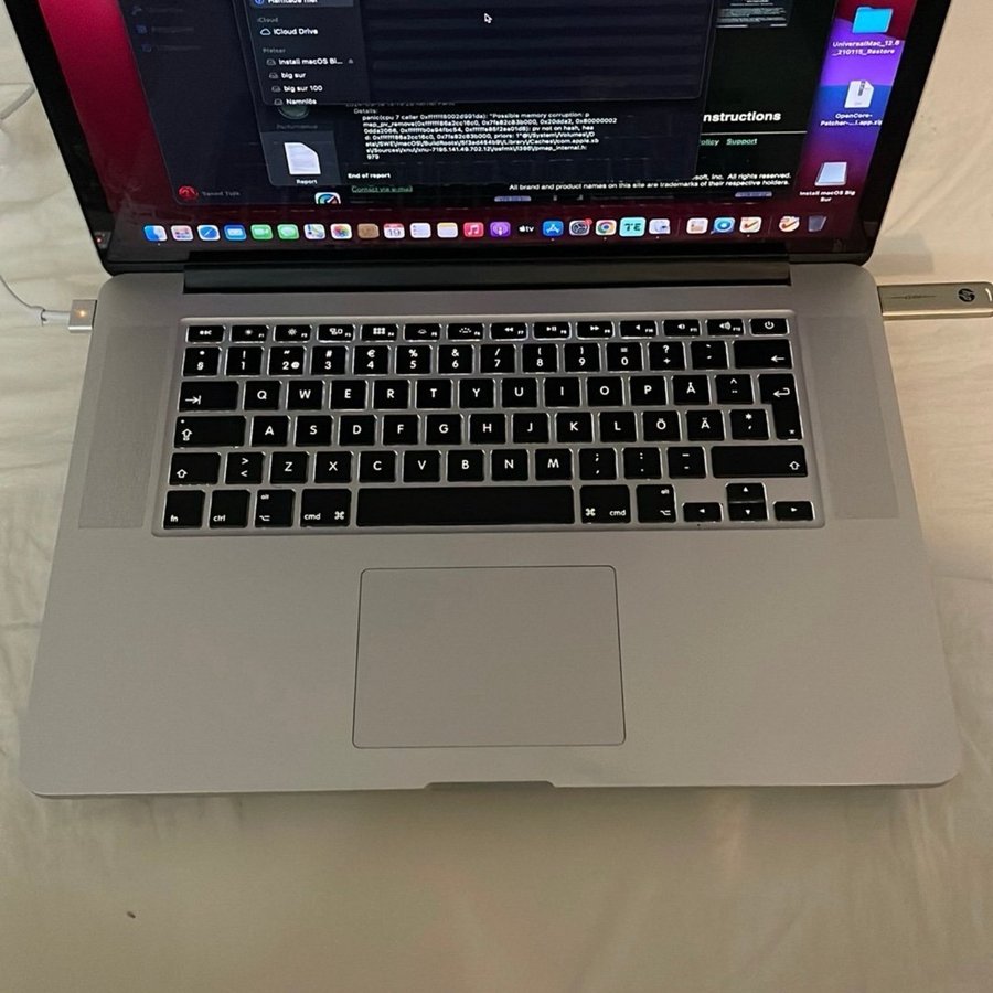 MacBook Pro (Retina, 15-inch, Early 2013 i7-2,7 GHz 16GB 512SSD