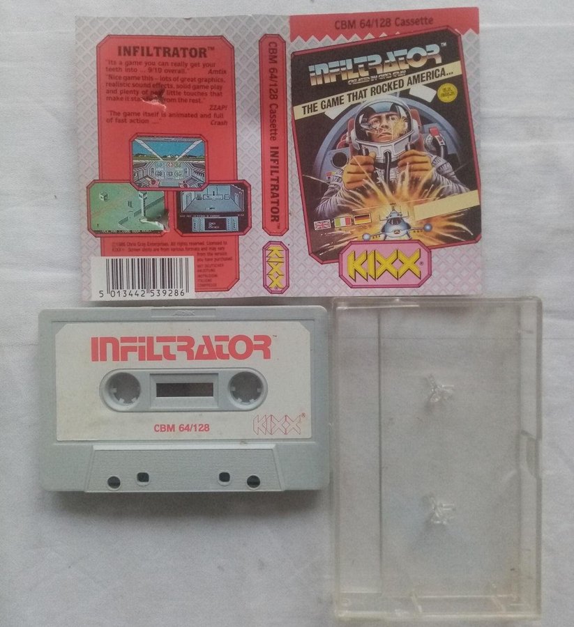 Infiltrator (Kixx - Epyx) - Commodore 64 / C64 Spel