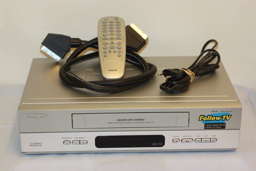 Videobandspelare/VHS Philips modell VR 550/02