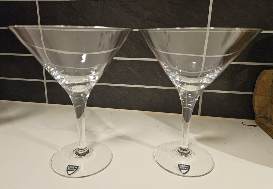 Orrefors 'Victoria' Martini Cocktail glas Olle Alberius