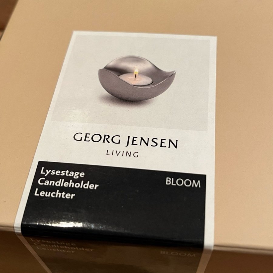 Georg Jensen 2 st. Bloom Lysestage