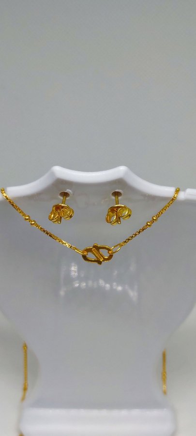 24K Gold Heart Set