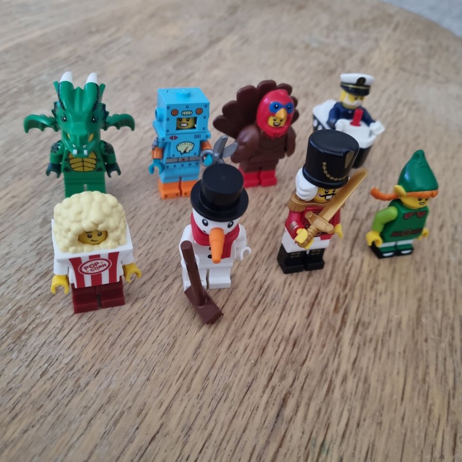 Lego Minifigurer - 8 stycken