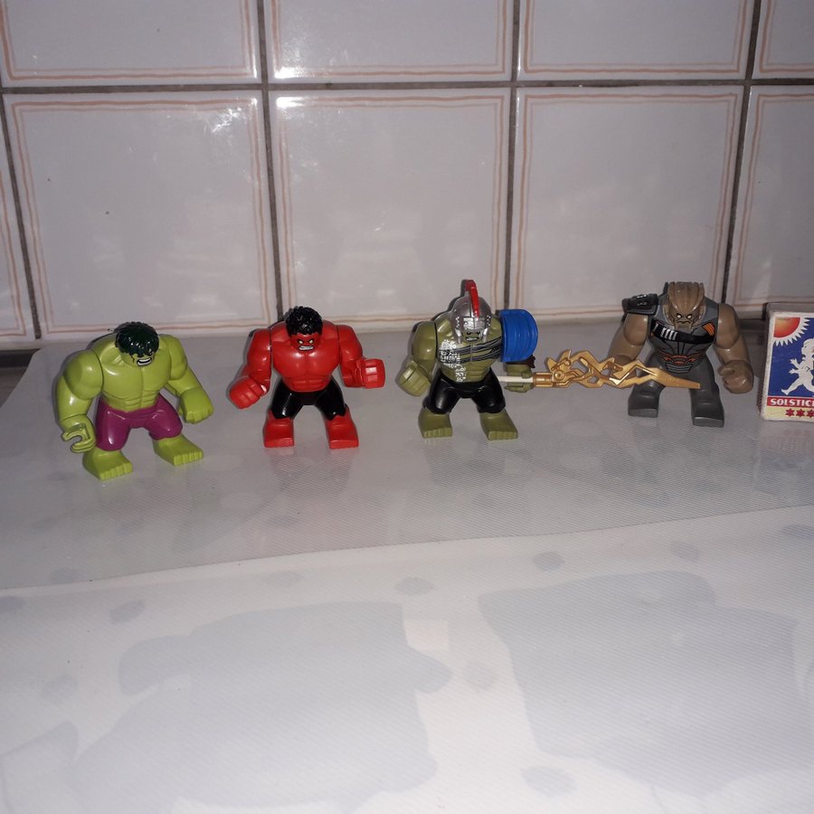 LEGO / HULK HULKEN / 4st Figurer, Legofigurer