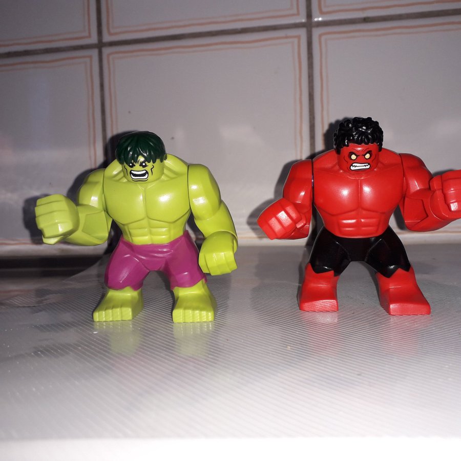 LEGO / HULK HULKEN / 4st Figurer, Legofigurer